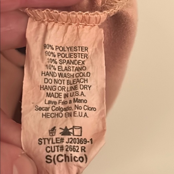 Tic Toc Sexy Pink Fitted Sleeveless Bodysuit, size S - Picture 5 of 6